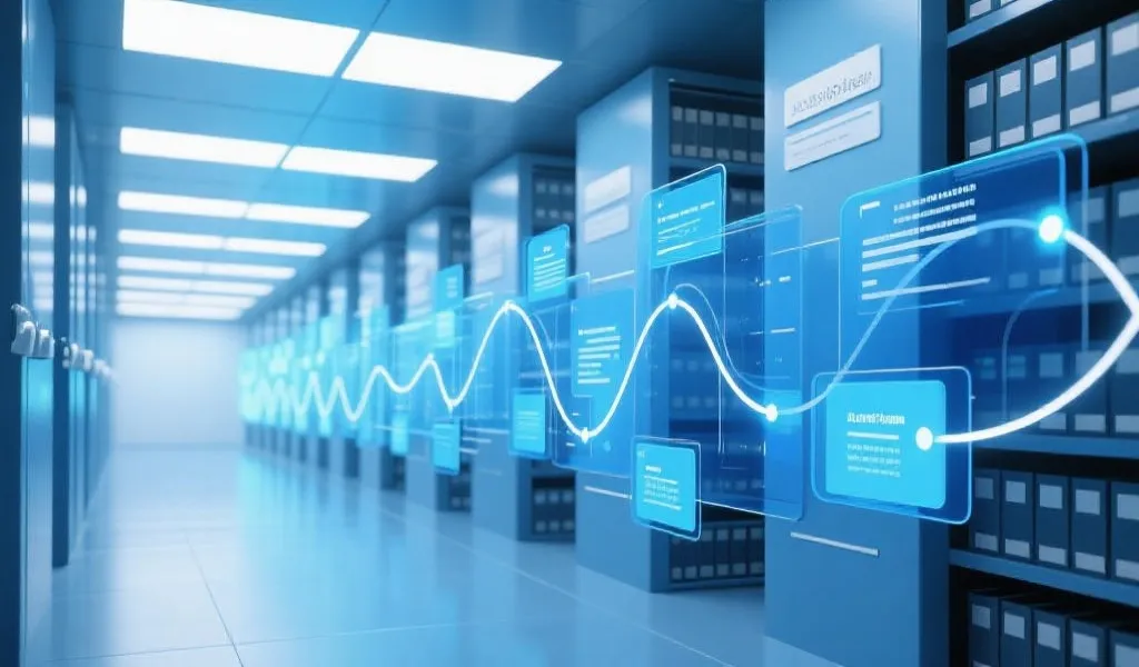 历史数据归档示意